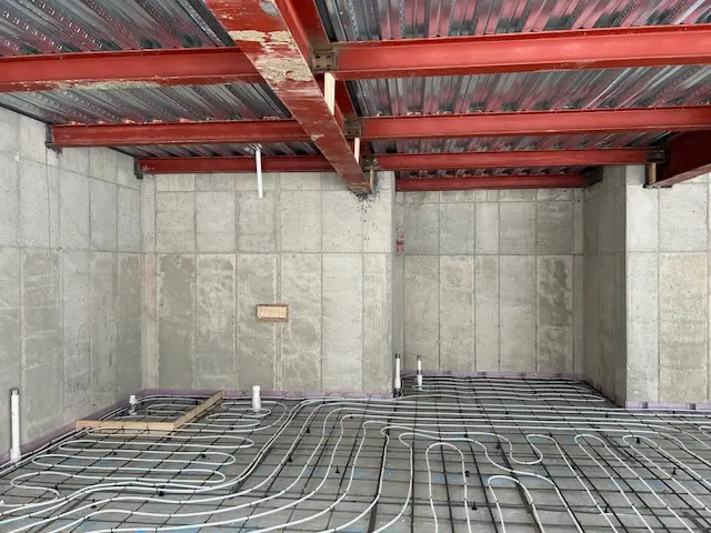 Radiant floor heating